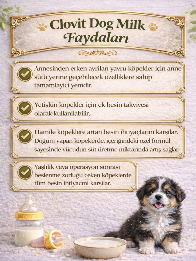 Yavru Köpekler İçin Süt Tozu 250 gr - 3
