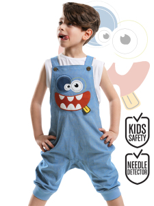 Yeah Boy Twill Overall - Denokids