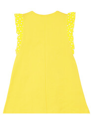 Yellow Daisy Girl Dress - Thumbnail
