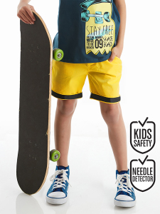 Yellow Gabardine Boy Shorts - MSHB&G