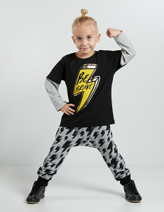 Yellow Thunder Boy Pants Set - Denokids