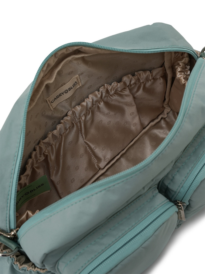 Yeşil DuoPack Çok Gözlü Anne Bebek Çantası - 6