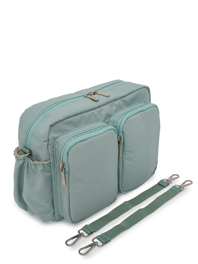 Yeşil DuoPack Çok Gözlü Anne Bebek Çantası - 4