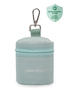 Yeşil PaciPal Astarlı Emzik Saklama Çantası - Carry Bliss