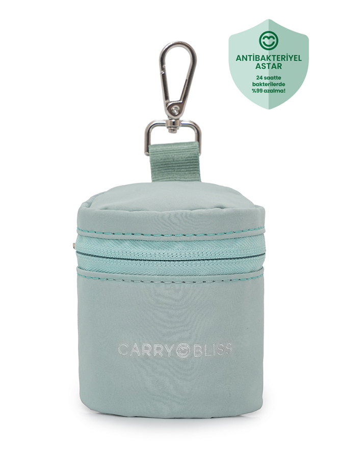 Yeşil PaciPal Astarlı Emzik Saklama Çantası - 1