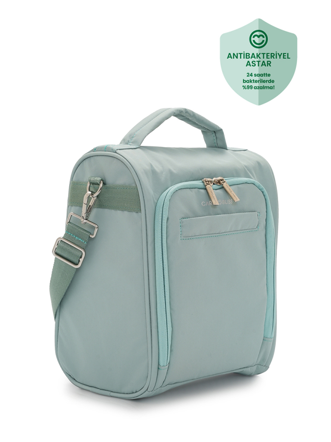 Yeşil SnapPack Çok Fonksiyonlu Çapraz Anne Çantası - 1