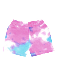 Yıldızlı Batik Kız Çocuk T-shirt Şort Takım - 7