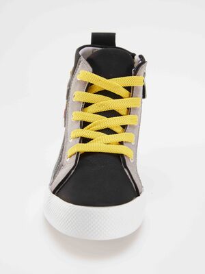 Kurukafa Erkek Çocuk Siyah Sneakers Spor Ayakkabı