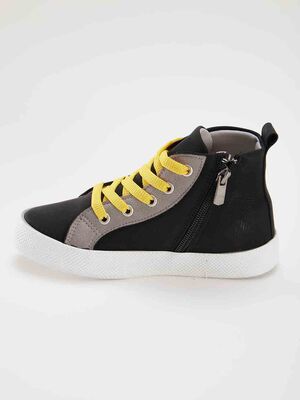 Kurukafa Erkek Çocuk Siyah Sneakers Spor Ayakkabı