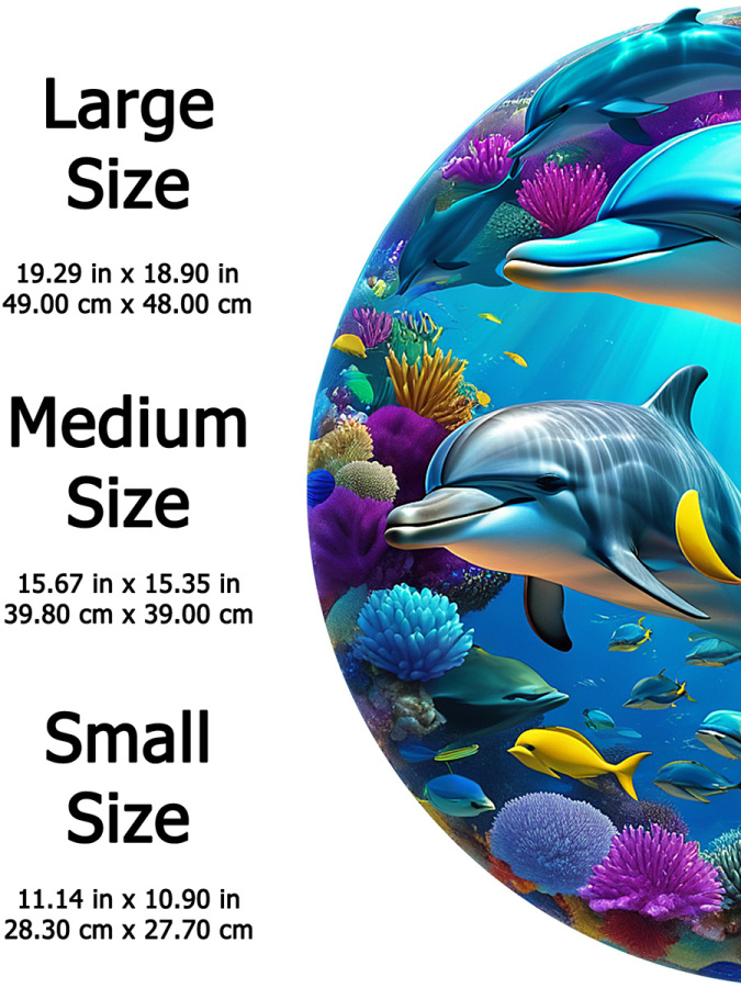 Yunuslar- 39.00 Cm - Yapboz - 4