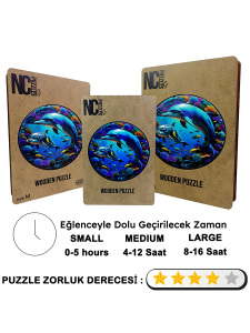 Yunuslar- 39.00 Cm - Yapboz - 5