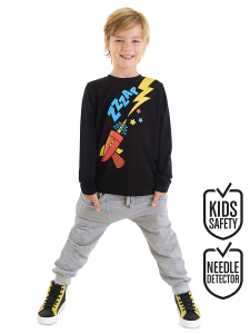 Zap Roket Erkek Çocuk T-shirt Pantolon Takım - Denokids