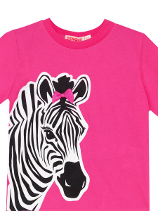 Zebra Fashion Kız Çocuk Kışlık T-shirt Pantolon Takım - 8