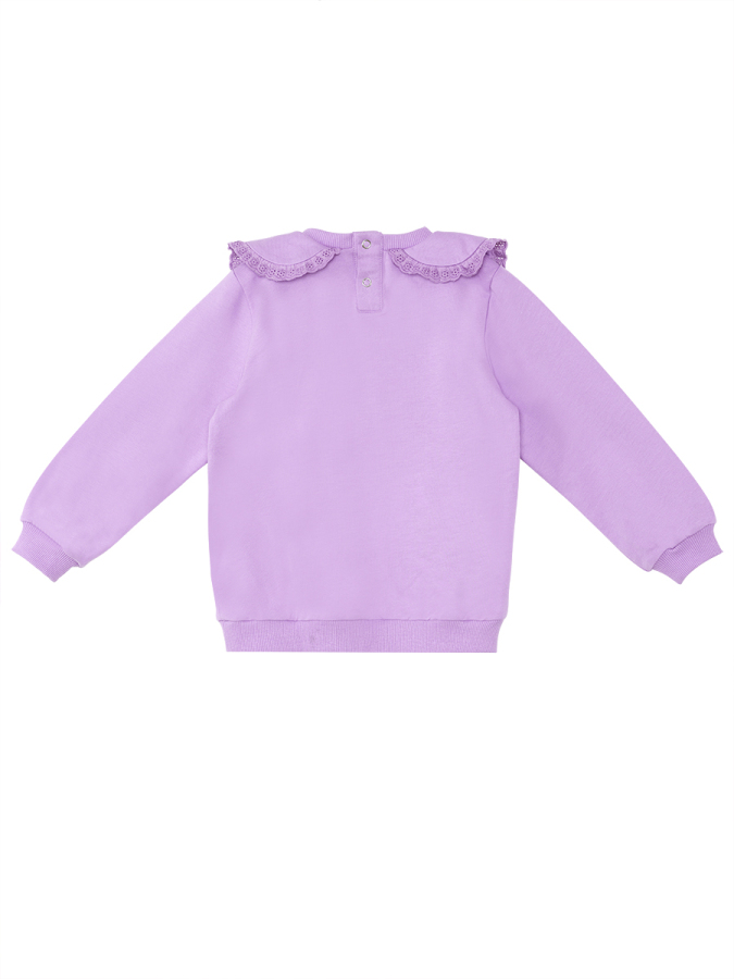 Zebra Kız Bebek Lila Sweatshirt - 3