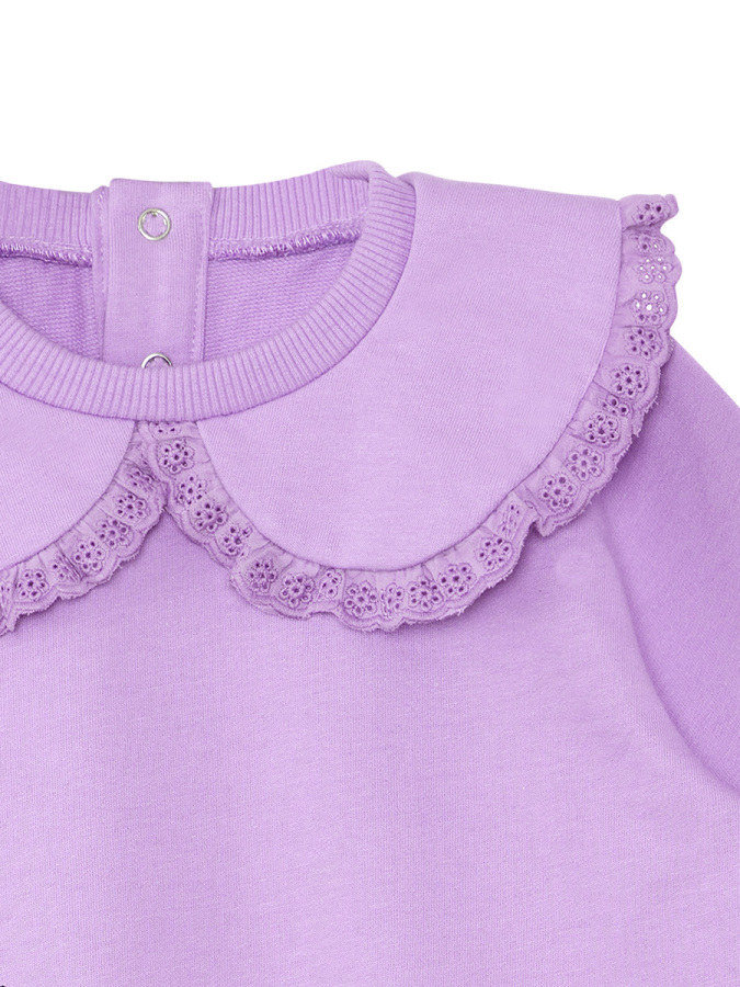 Zebra Kız Bebek Lila Sweatshirt - 6