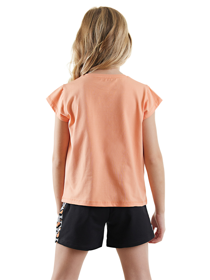 Zebra Leo Girl T-shirt Shorts set - 2