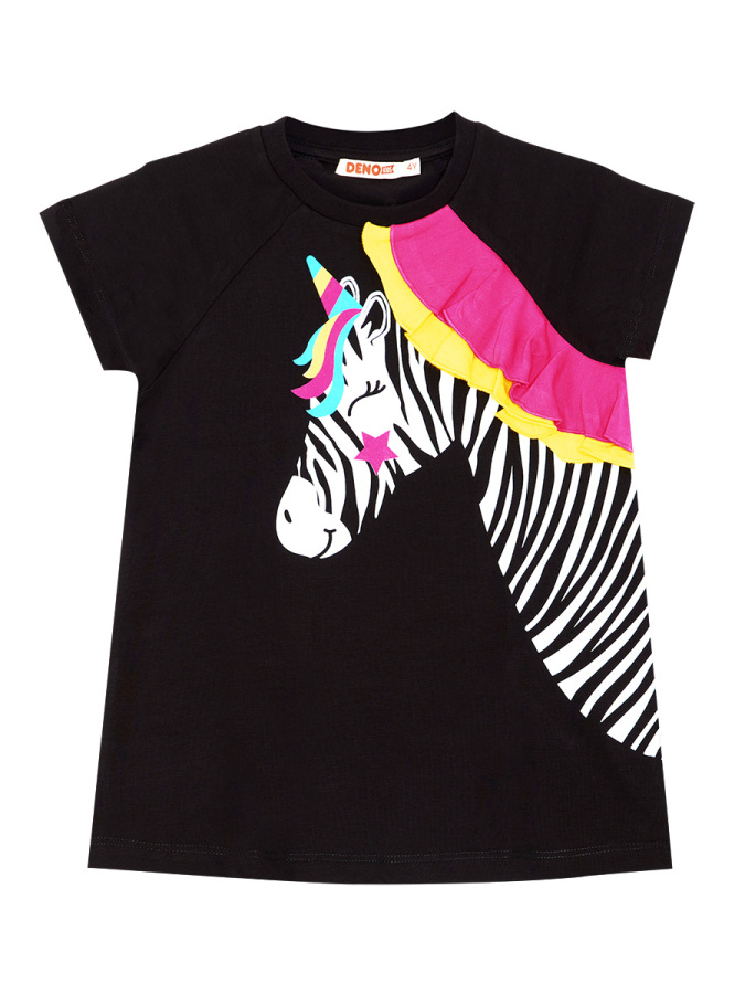 Zebracorn Black Girl Tunic&Leggings Set - 8